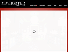 Tablet Screenshot of mcwhorterdesign.com